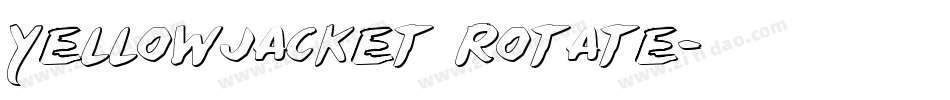 Yellowjacket Rotate字体转换